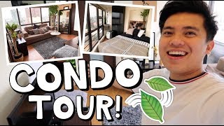 MY CONDO TOUR 🙈 NATURE THEME 🌴🍃  Kimpoy Feliciano [upl. by Ayo]