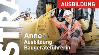 Mit starken Maschinen Großes bewegen Ausbildung zur Baugeräteführerin bei STRABAG [upl. by Mide]