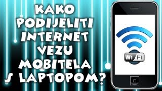 Kako podijeliti internet vezu mobitela s laptopomtabletom [upl. by Yelekalb]