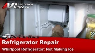 Whirlpool Refrigerator Repair  Not Making Ice  Ice Maker  Diagnostic amp Troubleshooting [upl. by Briney]