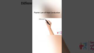 Fourier Law of heat conduction viral shortsvideo youtubeshorts heattransfer [upl. by Dalury]