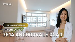 351A Anchorvale Road 4Room Flat Video Walkthrough  Wei Han [upl. by Zima956]