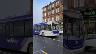 First Glasgow Enviro300 On Route 2 Towards Baillieston [upl. by Ehtyaf]