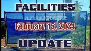 FAU BASEBALL STADIUM FACILITIES UPDATE FEBRUARY 15 2024 [upl. by Bartolomeo]