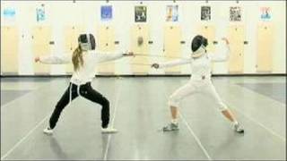 Foil Fencing Attacks  How to Riposte in Foil Fencing [upl. by Noella310]