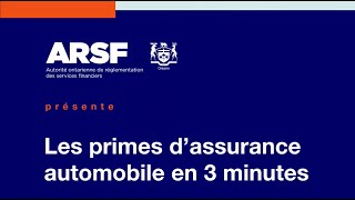 Les primes dassurance automobile en 3 minutes [upl. by Erreid155]