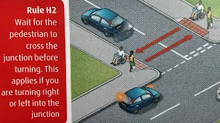 When Pedestrians have priority RULE H2  in the HIGHWAY CODE [upl. by Housen22]