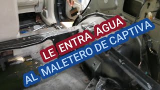 LE ENTRA AGUA AL MALETERO DE CAPTIVA [upl. by Adoh]