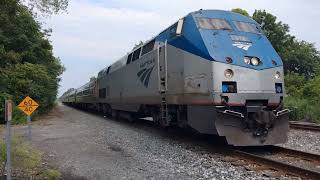 Amtrak 112 Leads Maple Leaf P064 Southbound to New York City [upl. by Eirrek573]