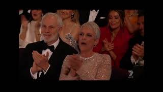 Jamie Lee Curtis Wins Oscar for Best Supporting Actress [upl. by Sinnod]