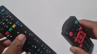 dilos hds25490 set top box remote pairing with tv remote video by itsmkumar [upl. by Ashelman]