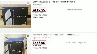 SO PS5 PRO SCALPERS ARE LOSING OVER 100 PER CONSOLE DUE TO A HUGE PS5 PRO SUPPLY [upl. by Aliuqat]