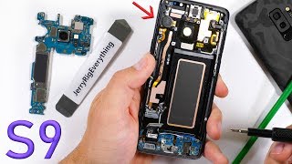 Galaxy S9 Teardown  Variable Aperture Camera lens Revealed [upl. by Onileva]