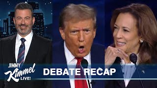 Jimmy Kimmel Breaks Down the Presidential Debate Between Donald Trump amp Kamala Harris [upl. by Naharba]