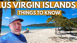 Things To Know Before Visiting USVI  US Virgin Islands Travel Guide 2024 [upl. by Sihun]