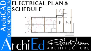 Archicad Electrical plan amp schedule [upl. by Waldack]