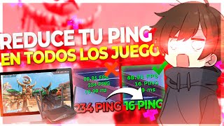 Cómo reducir el ping En cualquier juego✅  ¡Optimice Internet para un PING bajo 2023 [upl. by Anilyx63]