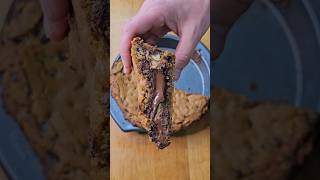 Nutella Snickers Cookie Pie [upl. by Dnaloy481]