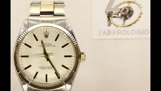 Revisione e restauro Rolex Oyster perpetual ref1005  wwwLaborologioit [upl. by Netsrak]