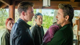 Steve Natasha amp Scott Meets Tony Stark Scene  Avengers Endgame 2019 Movie Clip [upl. by Nnylav]