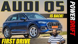 Audi Q5 Facelift  First Drive Review  PowerDrift [upl. by Fafa59]