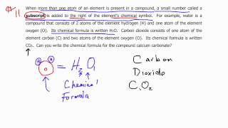 V13 Subscripts in a Chemical Formula [upl. by Akoyin]