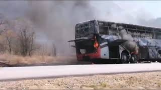 Passengers cheat death after Timboon Bus catches fire djsparkszw zigo [upl. by Genesa]