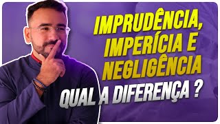 IMPRUDÊNCIA NEGLIGÊNCIA E IMPERÍCIA NA ENFERMAGEM  QUAL A DIFERENÇA [upl. by Juliette]