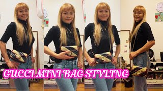 GUCCI MINI BAG STYLE [upl. by Ecirpac]