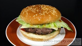 Šťavnatý domáci hamburger  videorecept [upl. by Leunas]