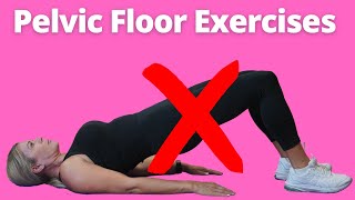 5 Pelvic Floor Exercises that are MISLEADING Many Women [upl. by Uella485]