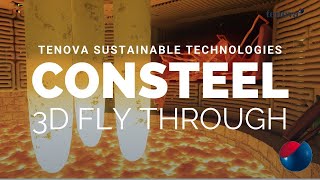 TENOVA Consteel® EAF 3D Fly Through [upl. by Sitnalta]