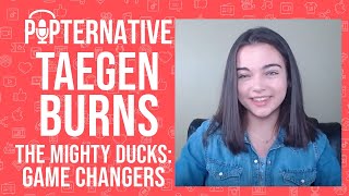 Taegen Burns talks about The Mighty Ducks Game Changers on Disney and much more [upl. by Annet]