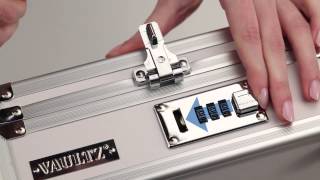 How to Set Tumbler Combination for Vaultz® Locking Cash Box [upl. by Llennej367]