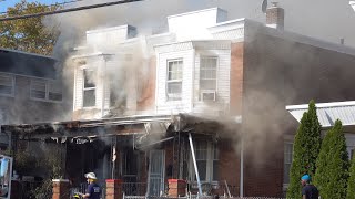 Philadelphia Box 4273 working Dwelling Fire 6200 Torresdale Avenue [upl. by Viki770]