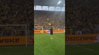 Jurgen Klopp salutes the Dortmund fans on his return to BVB [upl. by Ludovick]