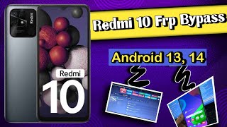 Redmi 10 Frp Bypass unlock tool [upl. by Lovering]