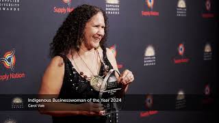 Supplier Diversity Awards Indigenous businesswoman of the Year 2024 [upl. by Aleedis863]