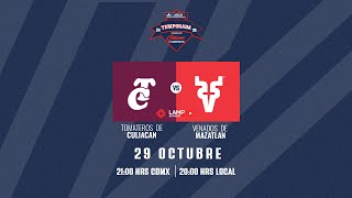 Tomateros vs Venados  29 Octubre Juego 1 LAMP 24 25 [upl. by Otrebcire948]