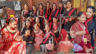 gufa nikaleko 🥰newari culture sari lagauna namanera nani ekdom royo 😭 part2suxeeluxee [upl. by Agni]