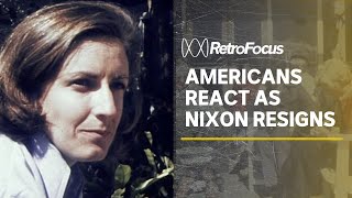 Americans react to Nixons resignation in 1974  RetroFocus [upl. by Van]