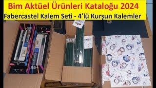 Bim aktüel Ürünleri Kataloğu  Faber Castel Kalem Seti  4lü Kurşun Kalemler  Güzel Yazı Defteri [upl. by Cirdes]