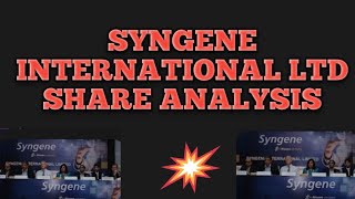 syngene international ltd  syngene share latest news  syngene international share latest news [upl. by Gawen]