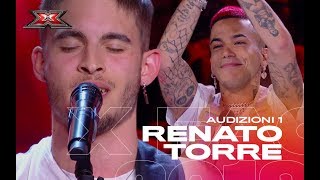 Renato dedica quotCupidoquot in versione acustica a Sfera Ebbasta  Audizione 1 [upl. by Ahsinet]