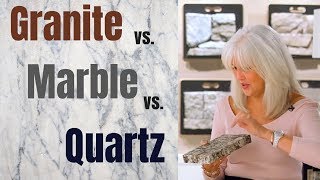 Quartz vs Granite vs Marble How to choose the right countertop [upl. by Amelus204]