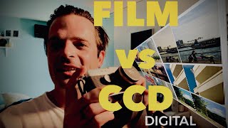 FILM vs CCD digital Real life comparison [upl. by Enirtak]