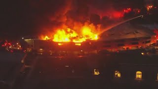 Lomita apartment complex goes up in flames [upl. by Jobie]