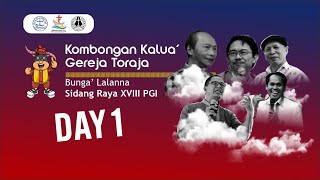 🔴 LIVE  Day01Kombongan Kalua’ Gereja Toraja  27092024 [upl. by Roleat]