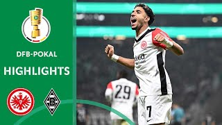 Frankfurt wins outnumbered  Eintracht Frankfurt vs Borussia Mgladbach 21  Highlights  Pokal [upl. by Janey]