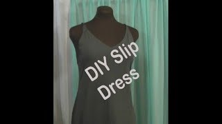 DIY Slip Dress From Camisole Pattern How To Make An Under Slip [upl. by Anelhtak706]